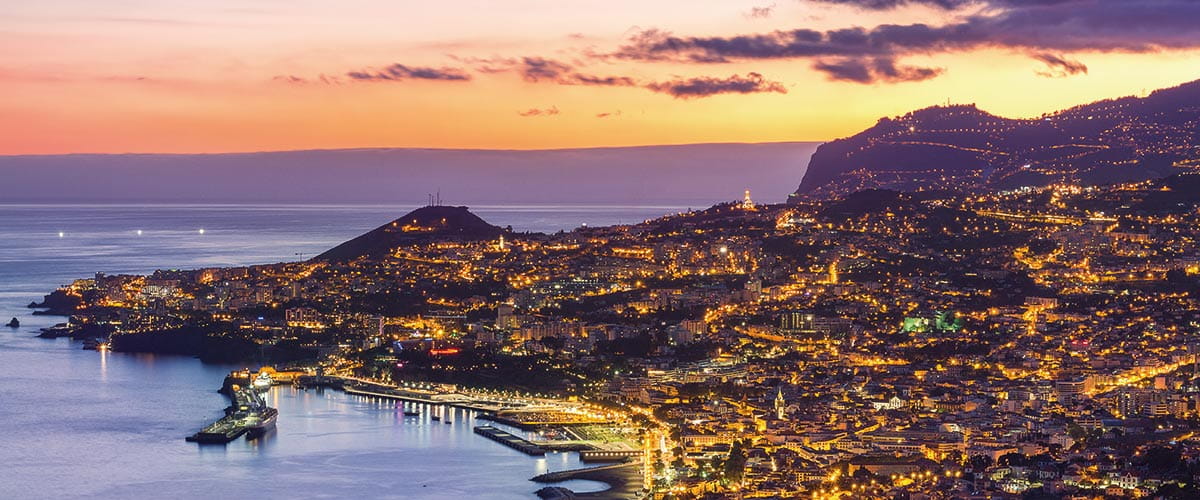 Sunset over Funchal